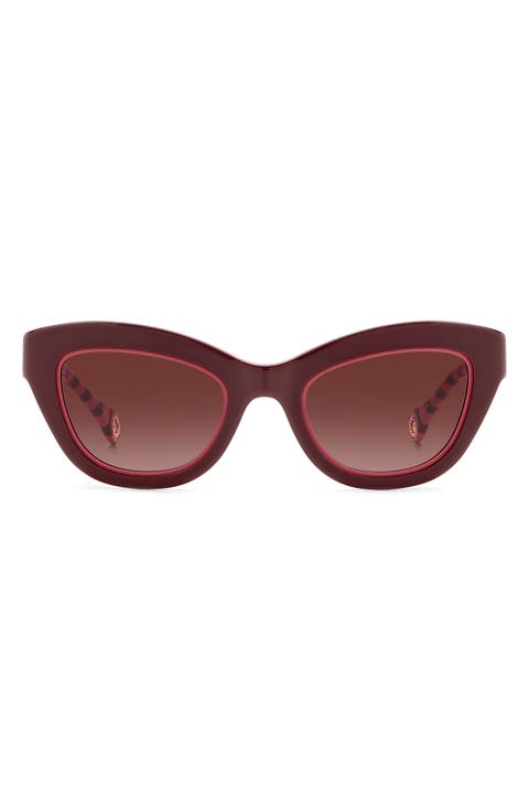 51mm Gradient Cat Eye Sunglasses