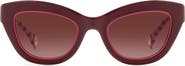 Carolina Herrera 51mm Gradient Cat Eye Sunglasses
