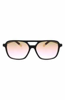 55mm Gradient Aviator Sunglasses