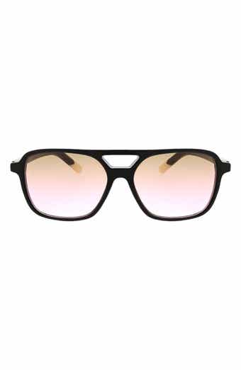55mm Gradient Aviator Sunglasses