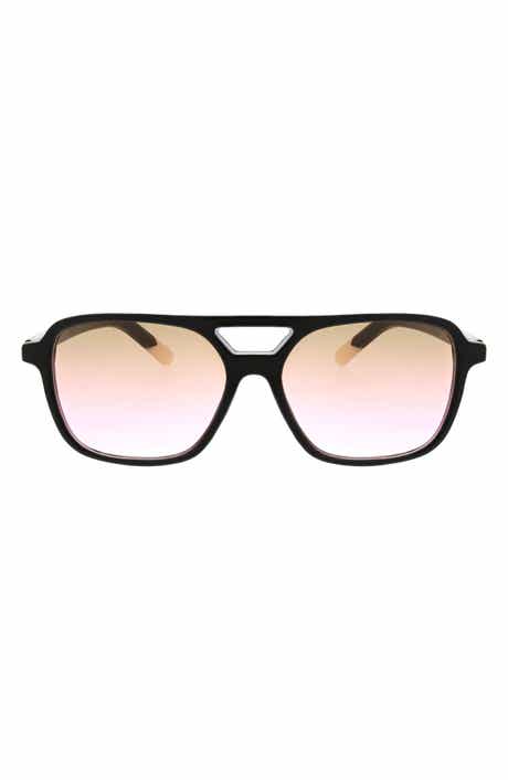 55mm Gradient Aviator Sunglasses