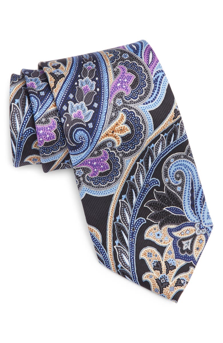Nordstrom Paisley Silk Tie, Main, color, 