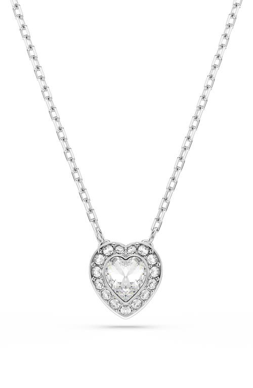Swarovski X Ariana Grande Angelic Crystal Heart Halo Pendant Necklace