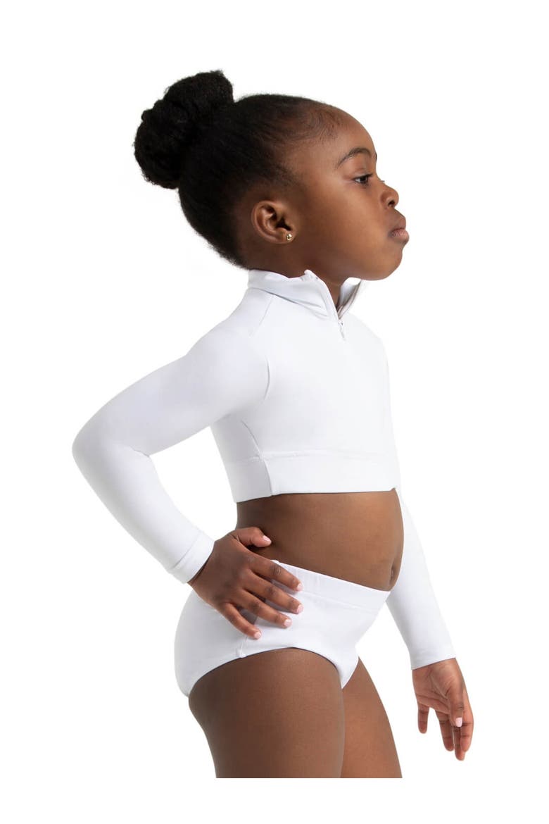 Turtleneck Long Sleeve Top, Alternate, color, White