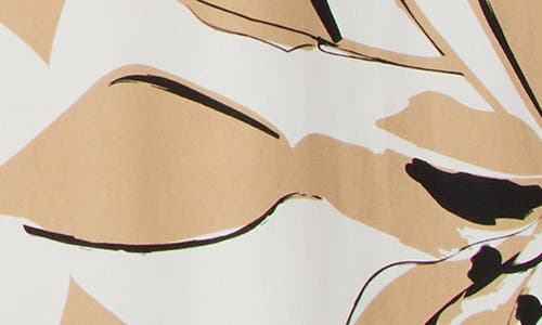 Ellen Tracy Cotton Poplin Skirt In Neutral