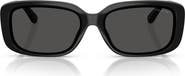 COACH 57mm Rectangular Sunglasses
