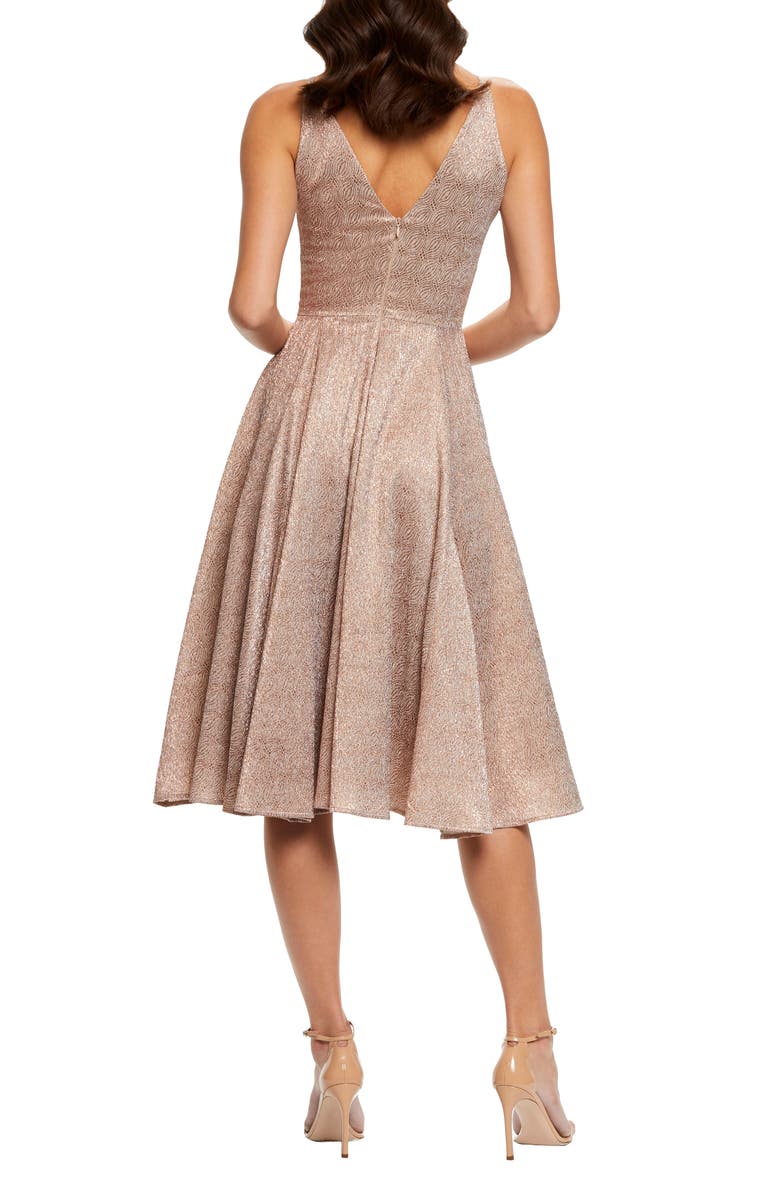 Dress the Population Delilah Plunging A-Line Party Dress, Alternate, color,