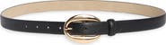 BCBG Oval Center Bar Buckle Belt