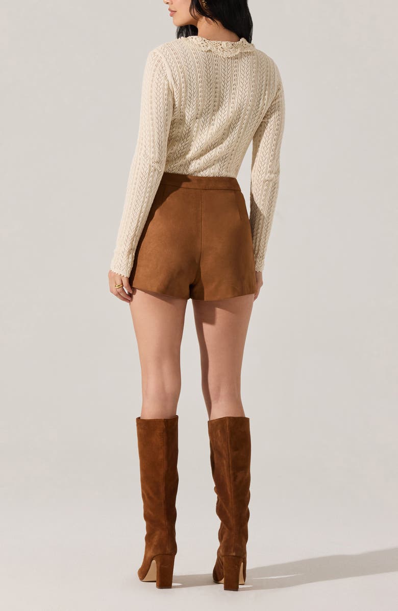 ASTR the Label Ottilie Pointelle Stitch Cotton Cardigan, Alternate, color, Cream