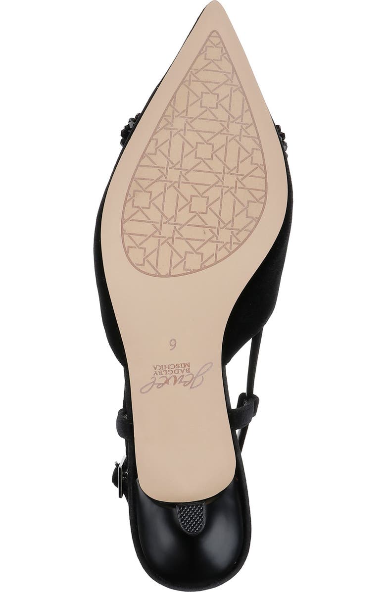 Jewel Badgley Mischka Tabitha Slingback Kitten Heel Pump, Alternate, color,