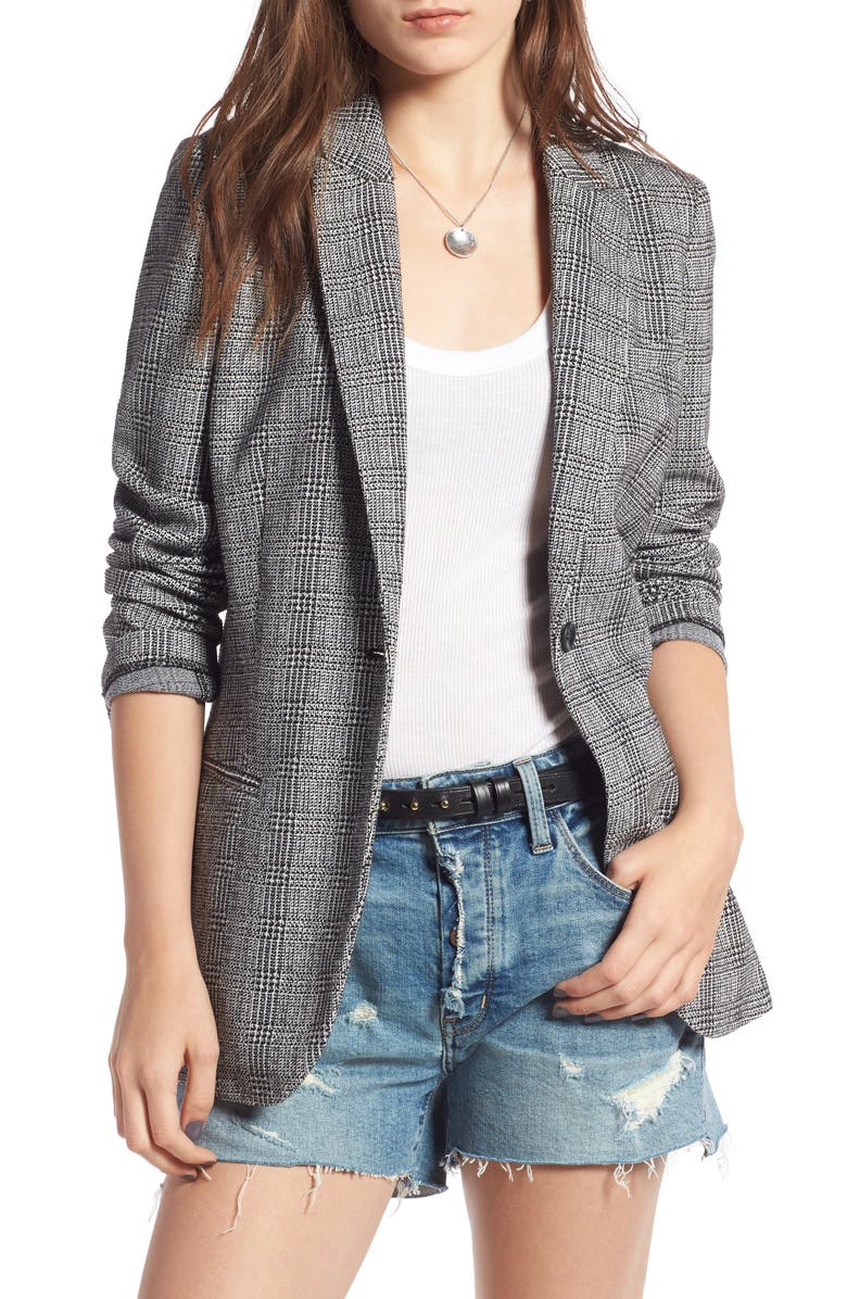 Treasure & Bond Glen Plaid Blazer, Main, color, 