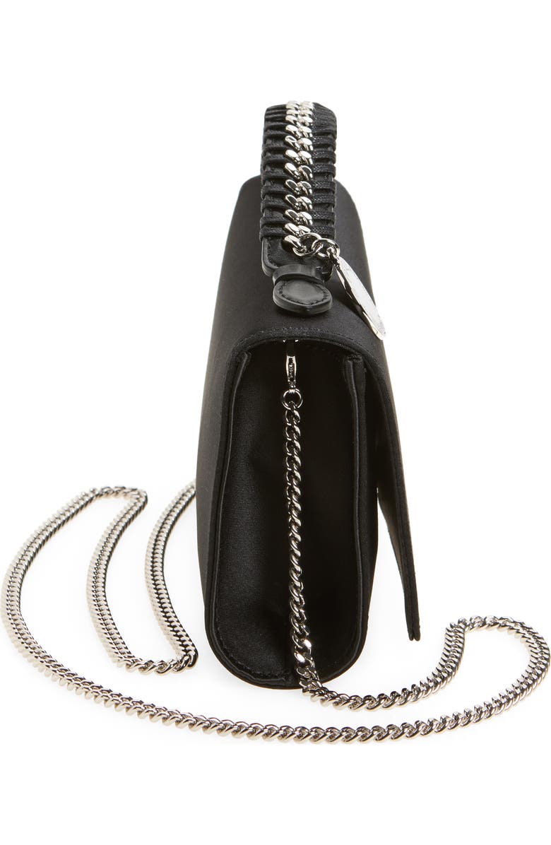 Stella McCartney Falabella Eco Satin Clutch, Alternate, color,