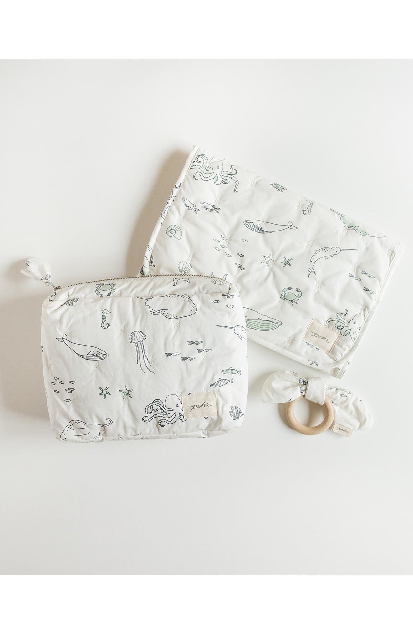 Pehr On the Go Pouch, Alternate, color, Life Aquatic