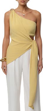 JLUXLABEL Palmera One-Shoulder Top