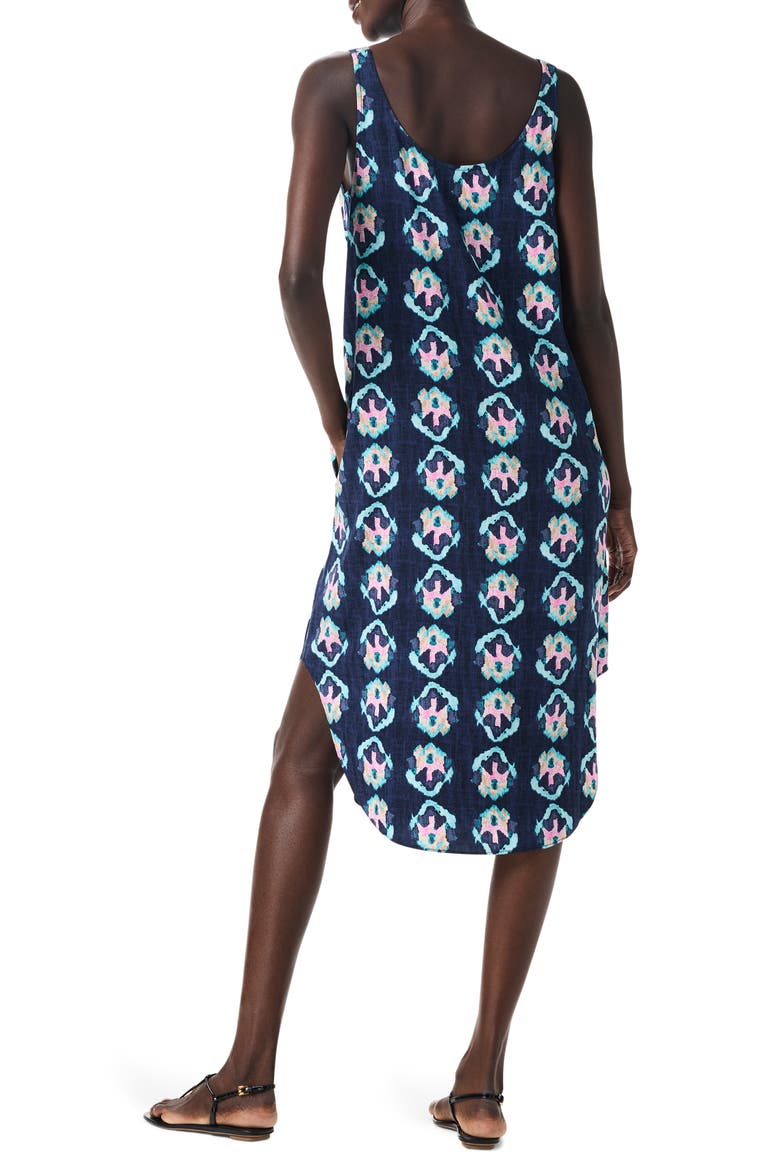 Ocean Batik Live In Midi Tank Dress, Alternate, color, INDIGO MULTI