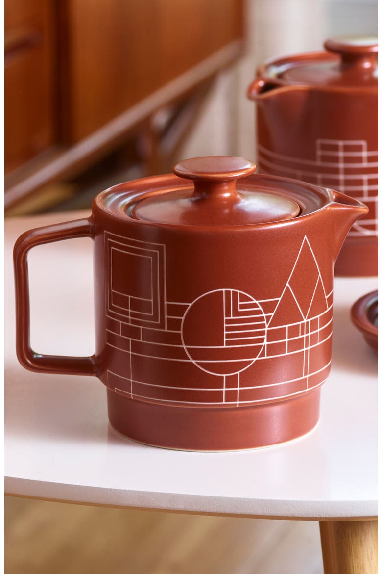 Frank Lloyd Wright 5-Piece Tea Set, Alternate, color, NO COLOR