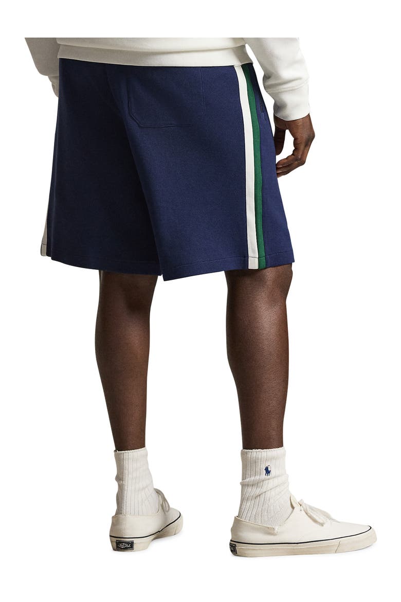 Big & Tall Mesh Colorblocked Shorts, Alternate, color, NEWPORT NAVY
