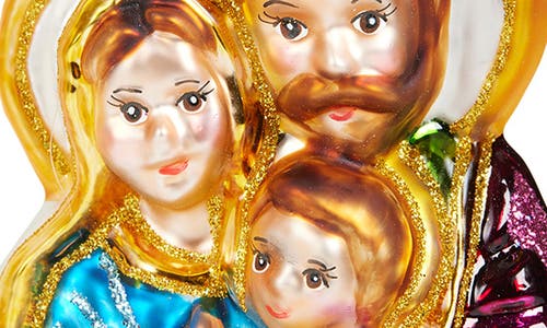 Christopher Radko The Love Of A Family Glass Ornament In Multi