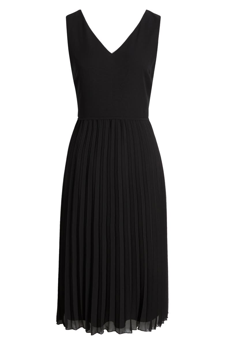 Sam Edelman Pleated Skirt Sleeveless Dress, Alternate, color, 