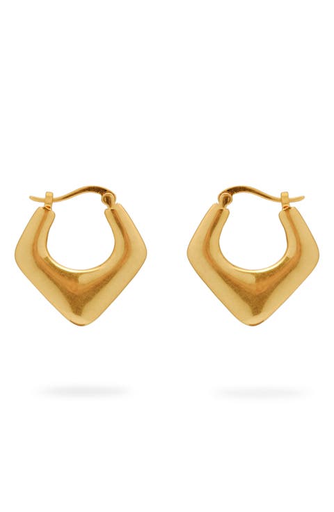Leila Huggie Hoop Earrings