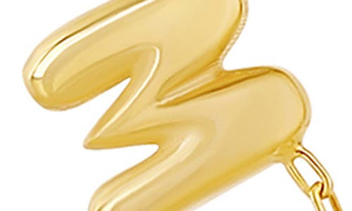 Shymi Mini Helium Initial Charm Necklace In Gold