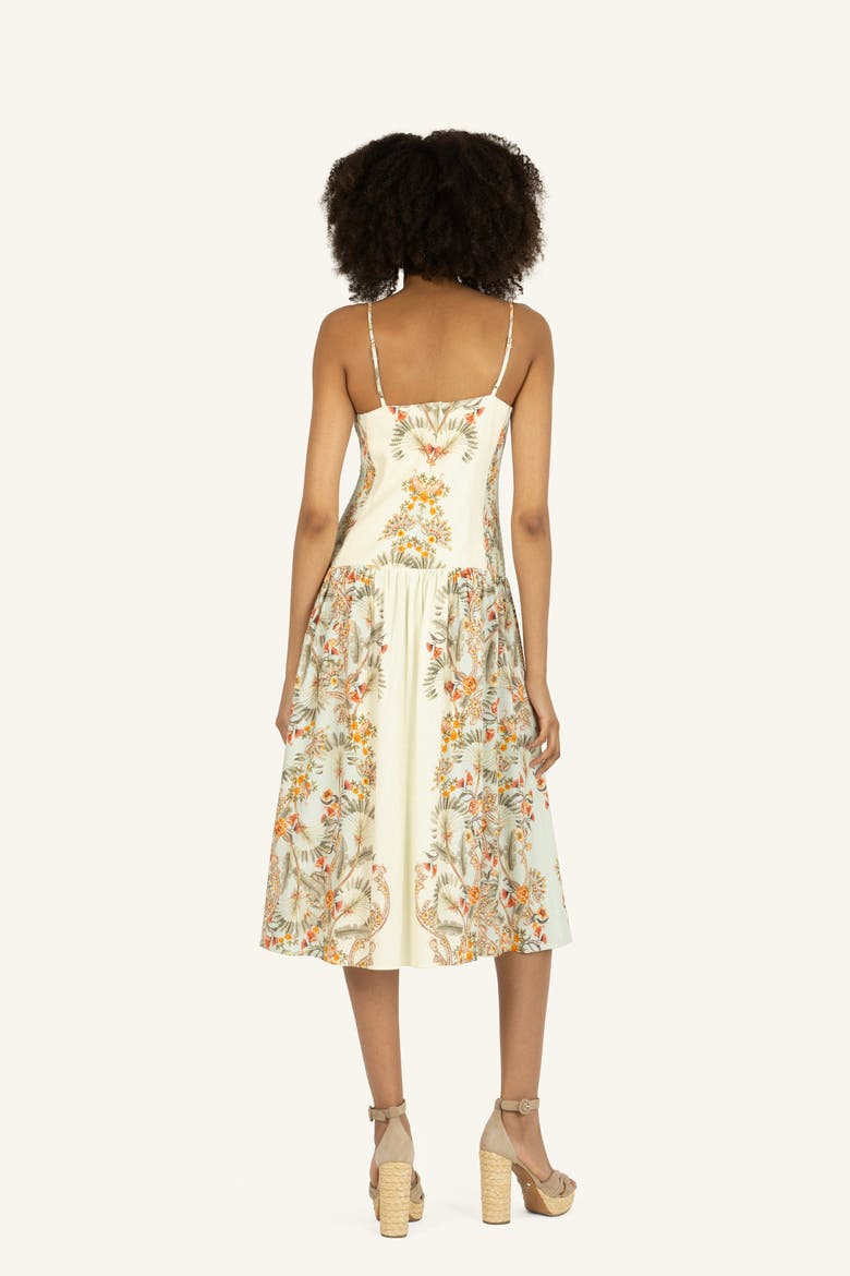 Suzy Dress, Alternate, color, Natural Floral Road Print