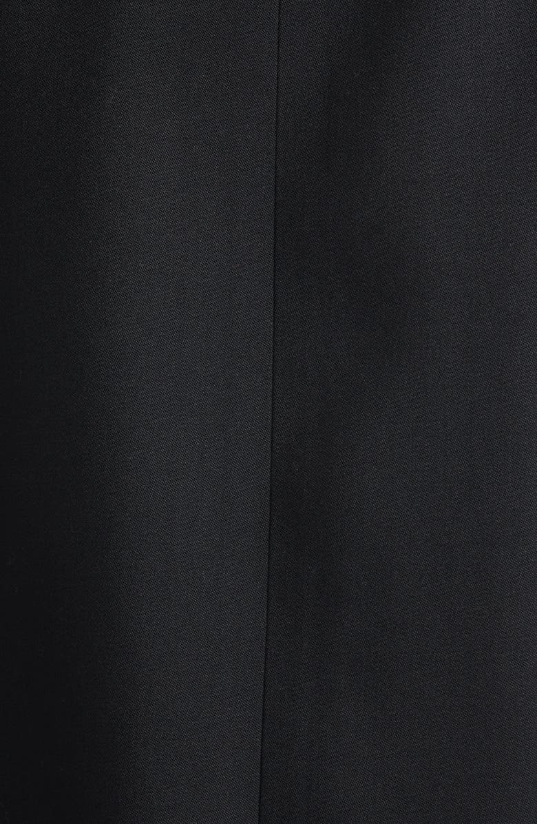 Jil Sander Jewel Detail Wool Crop Jacket, Alternate, color, Black