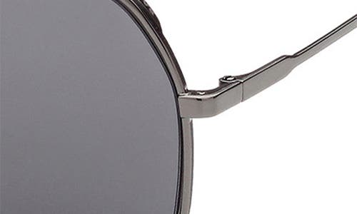 Bally 63mm Oversize Pilot Sunglasses In Black