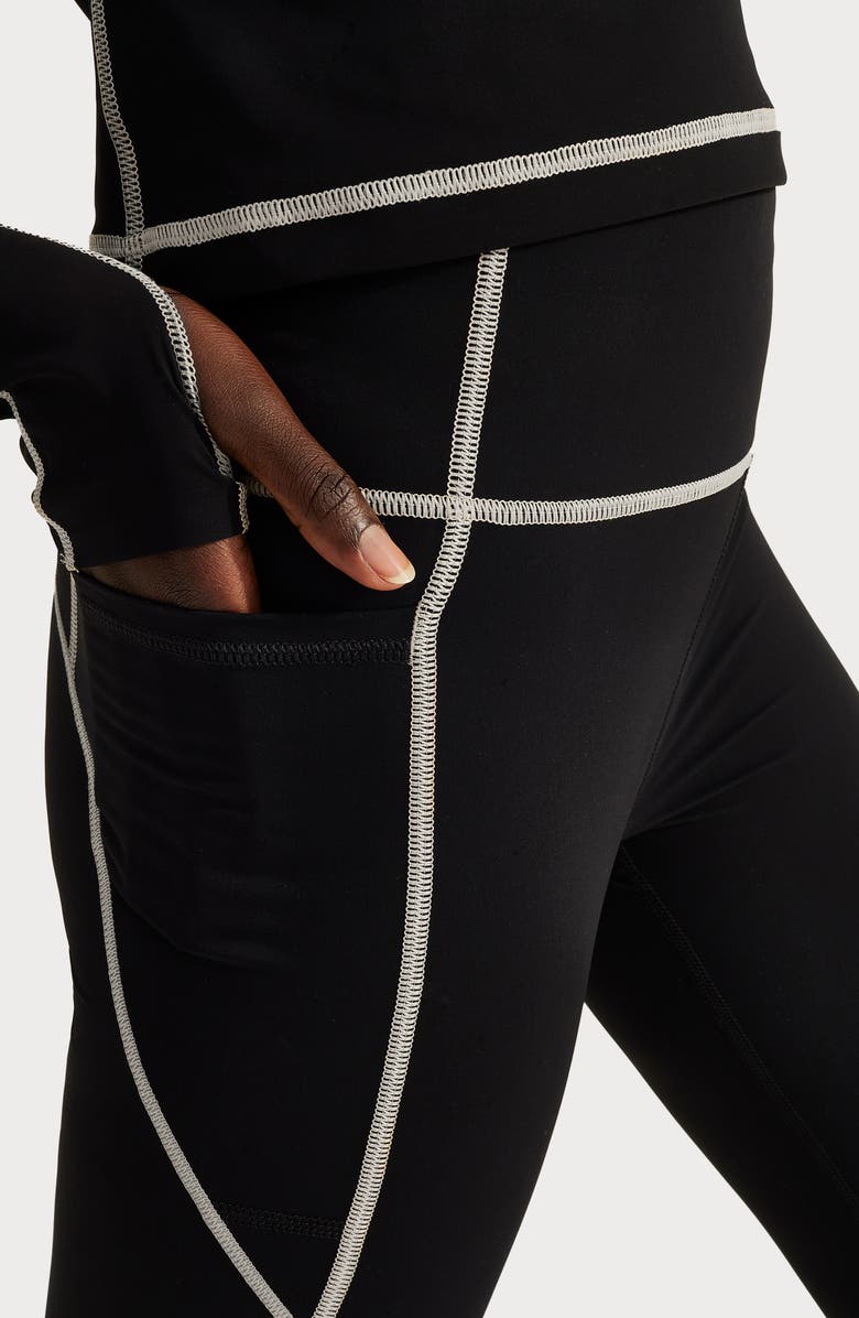 Sweaty Betty Halle Berry x Sweaty Betty Vivian Zero Gravity Pocket Sculpt 7/8 Leggings, Alternate, color, 