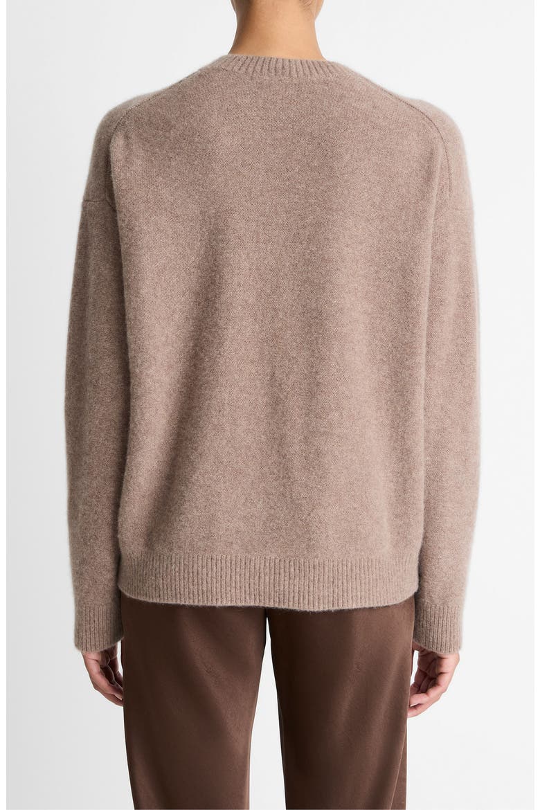 Boiled Cashmere Crewneck Sweater, Alternate, color, HEATHER DOE