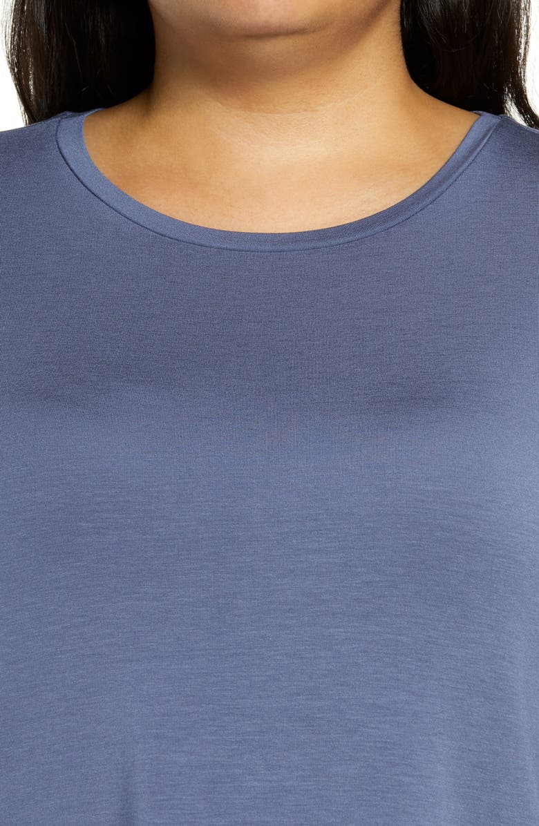 Eileen Fisher Boxy Jersey Top, Alternate, color, 