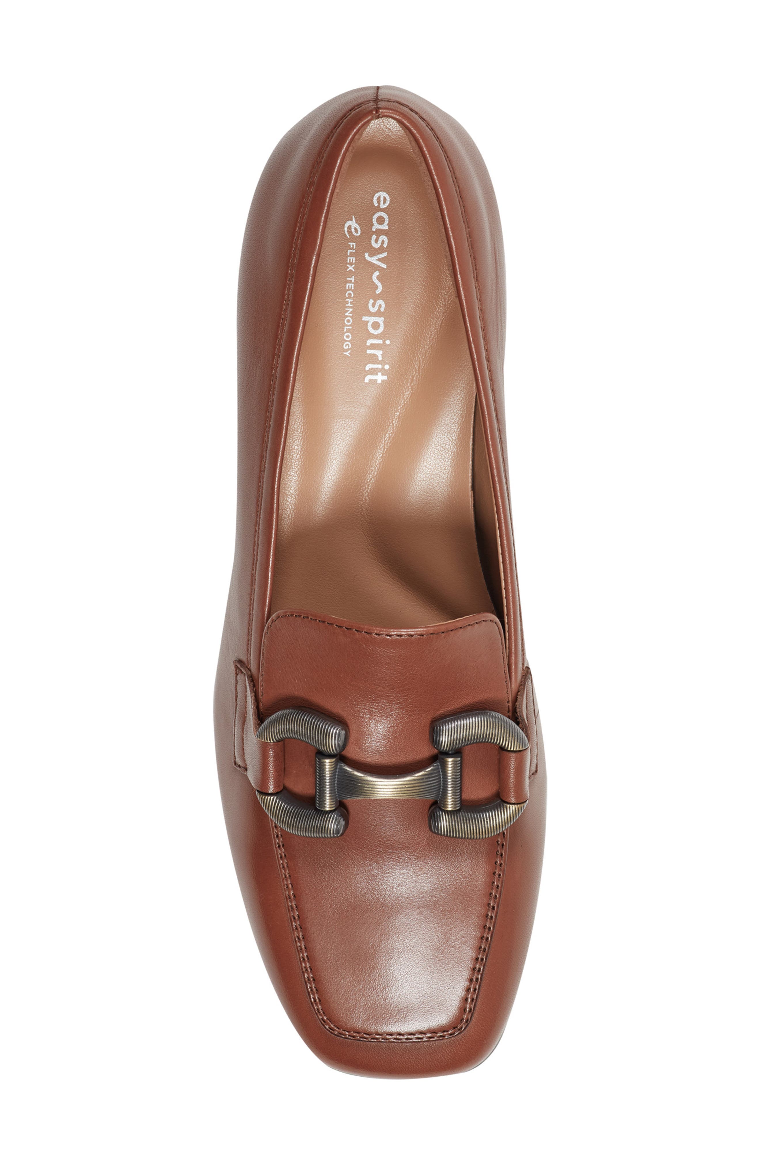 Easy Spirit <p>Franny Leather Pump (Women)</p>, Alternate, color, Brown