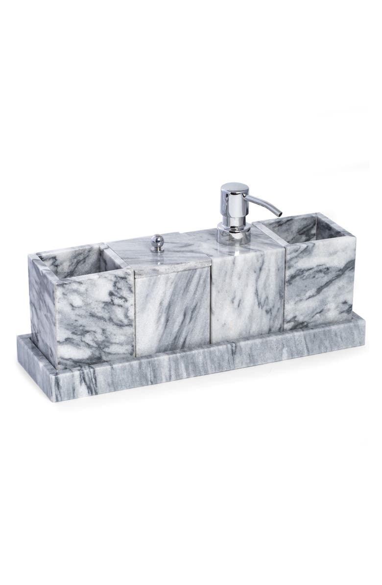 Bey-Berk 5-Piece Marble Vanity Set, Main, color, 
