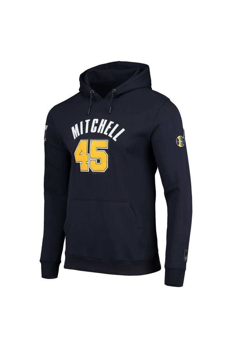 Men's Pro Standard Donovan Mitchell Navy Utah Jazz Player Pullover Hoodie, Alternate, color, Navy