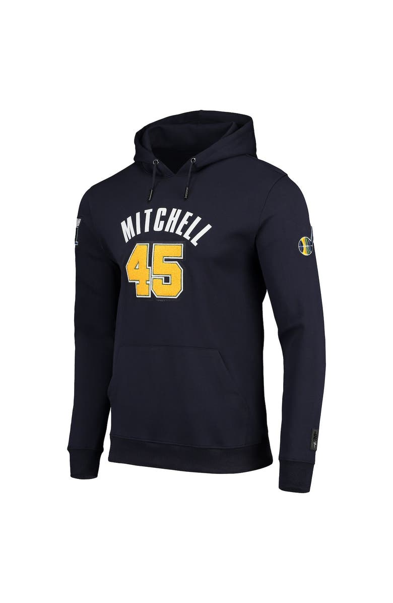PRO STANDARD Men's Pro Standard Donovan Mitchell Navy Utah Jazz Player Pullover Hoodie, Alternate, color,