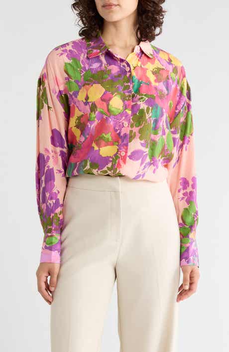 Floral Button-Up Shirt