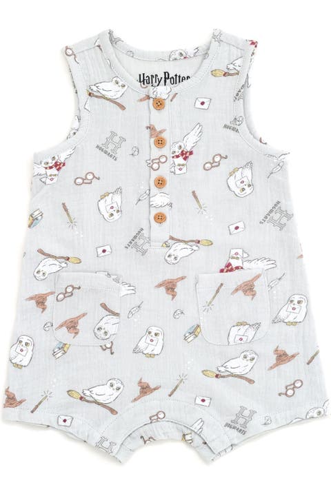 Hedwig Sleeveless Gauze Romper (baby)