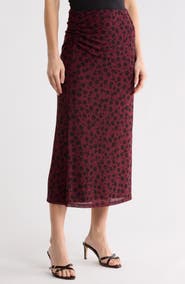 Sanctuary On the Way Printed Midi Skirt