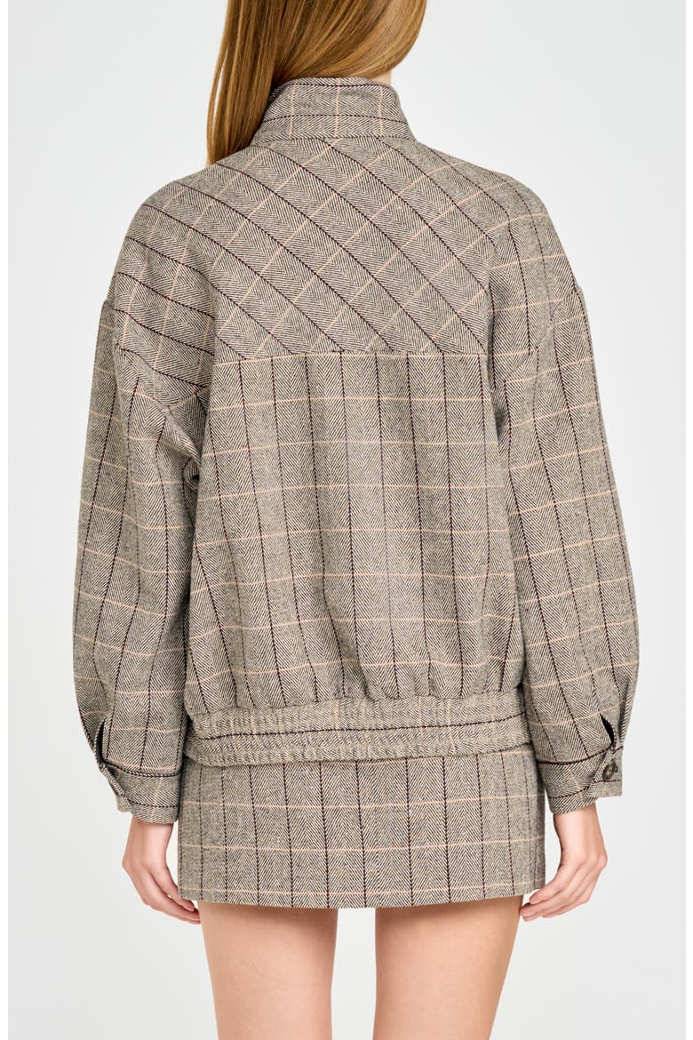 Copper Mixed Print Bomber Jacket, Alternate, color, MINK