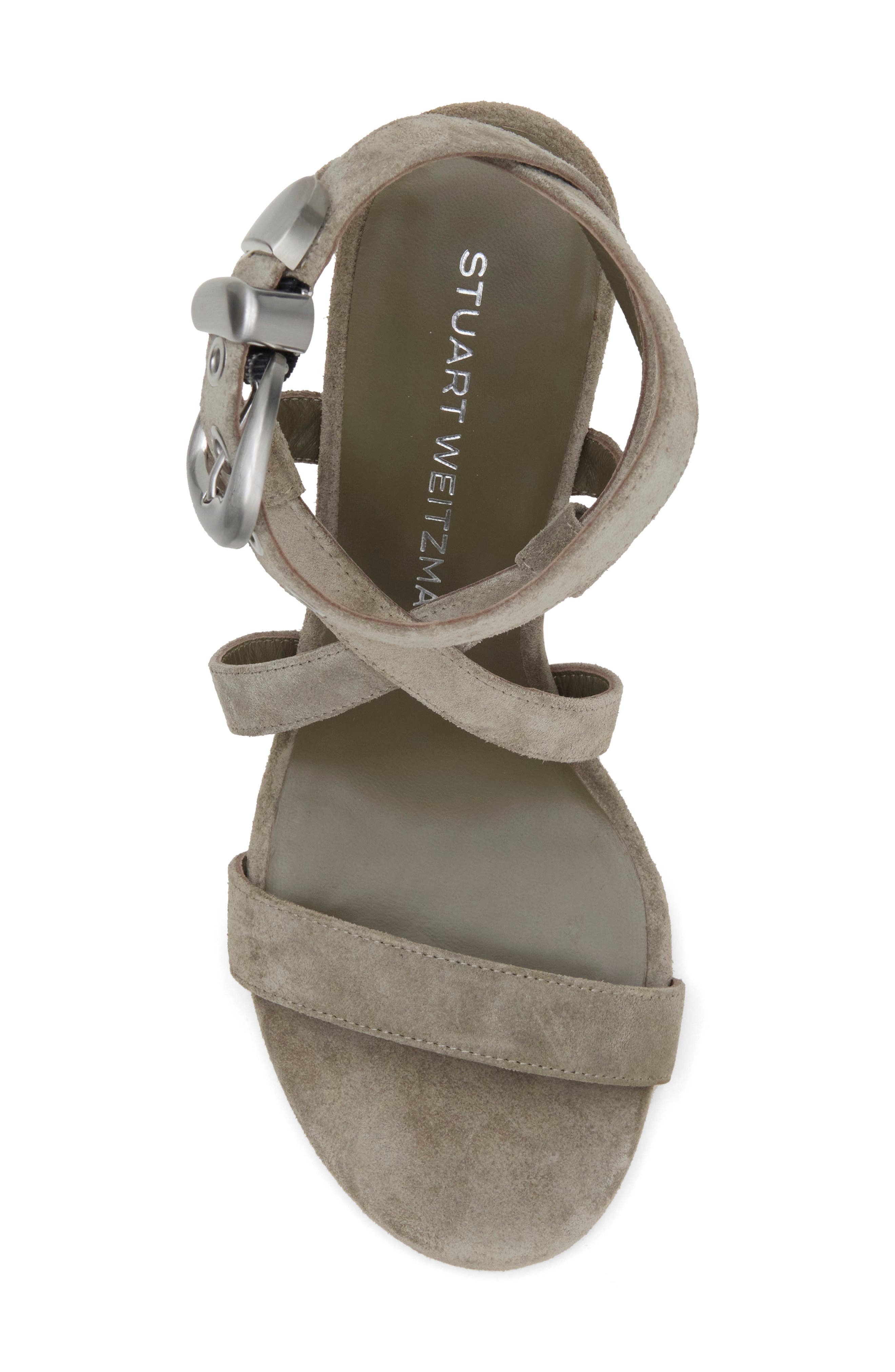 Maven Ankle Strap Sandal, Alternate, color, SMOKEY TAUPE