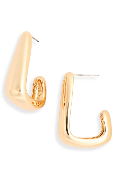 Angular Hoop Earrings