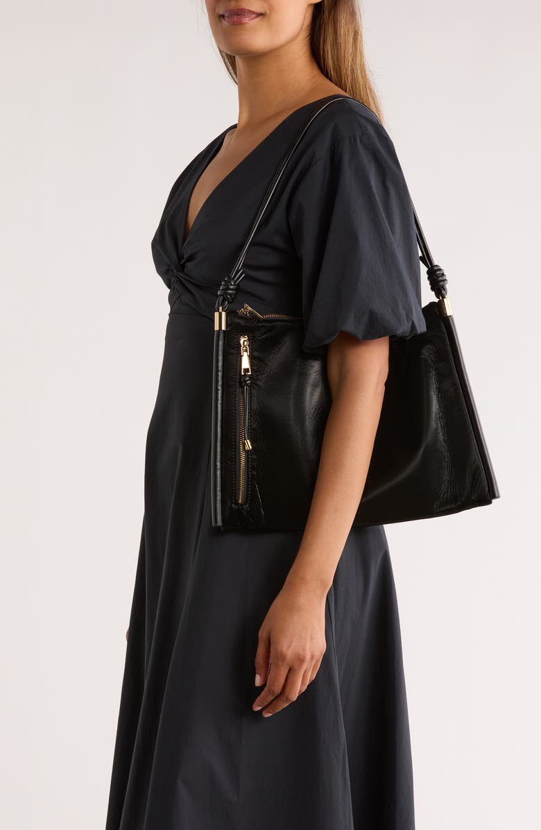 Dolce Vita Slim Shoulder Bag, Alternate, color, Black