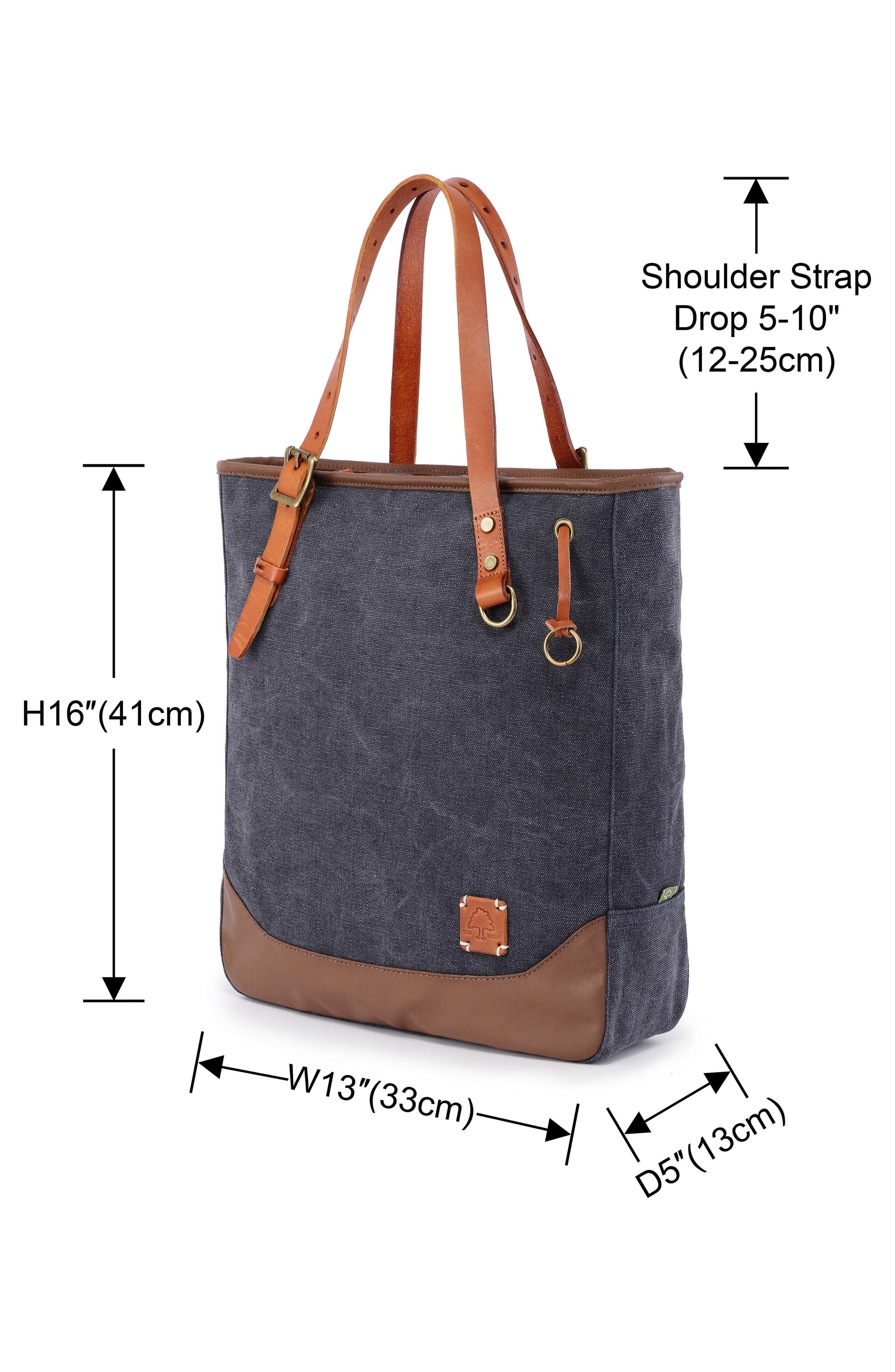 Redwood Canvas Tote Bag, Alternate, color, NAVY