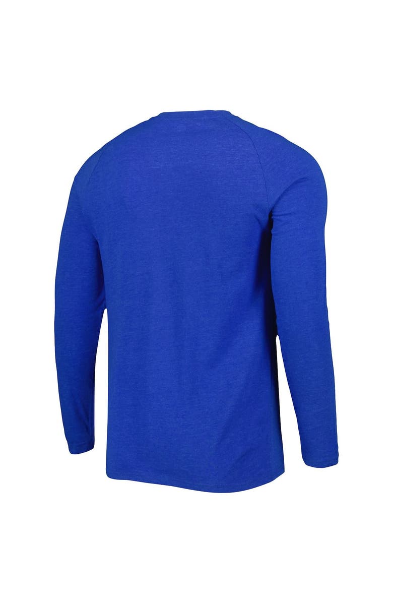CONCEPTS SPORT Men's Concepts Sport Royal Toronto Blue Jays Inertia Raglan Long Sleeve Henley T-Shirt, Alternate, color, 