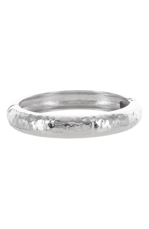Wave Hammered Bangle