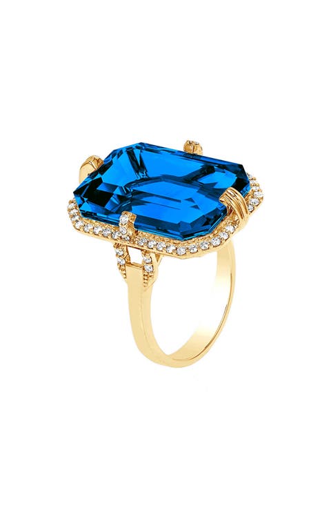 Gossip Emerald Cut Ring