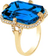 GOSHWARA Gossip Emerald Cut Ring