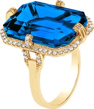 GOSHWARA Gossip Emerald Cut Ring