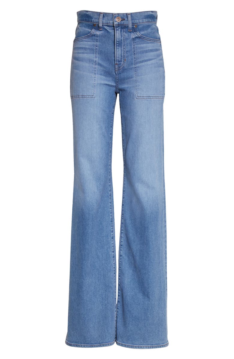 Veronica Beard Crosbie Wide Leg Jeans, Alternate, color, Amethyst