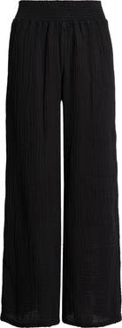 Michael Stars Smocked Wide Leg Pants